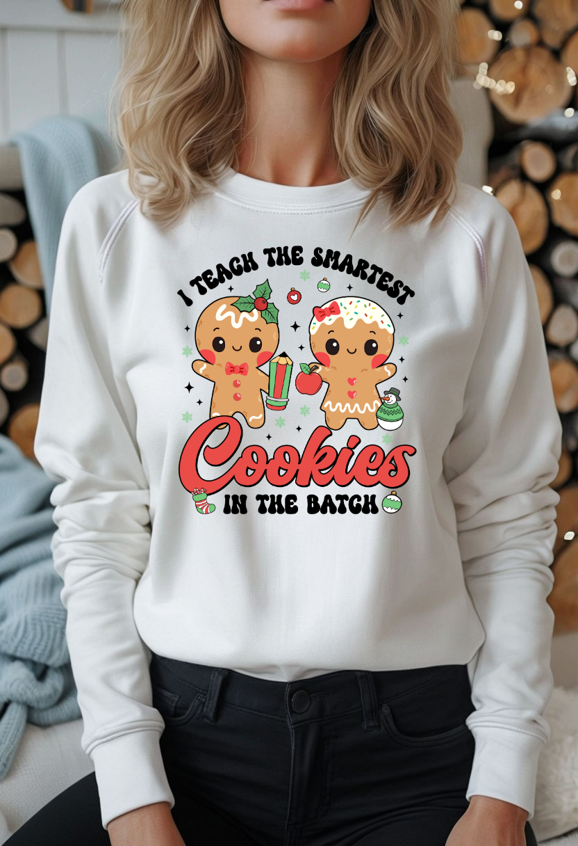 Christmas I teach the smartest cookies Teacher T shirt