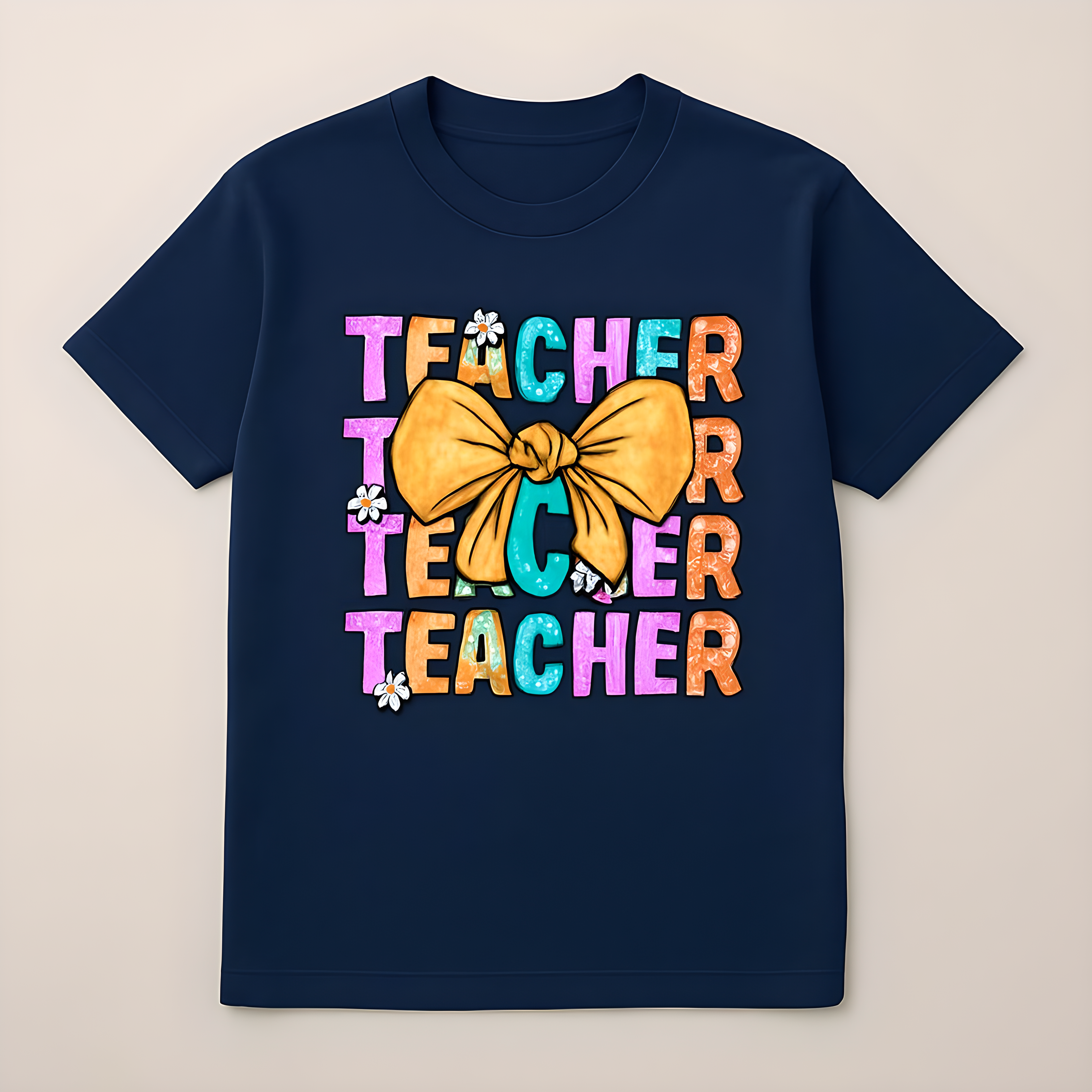 Teacher with a Bow T shirt