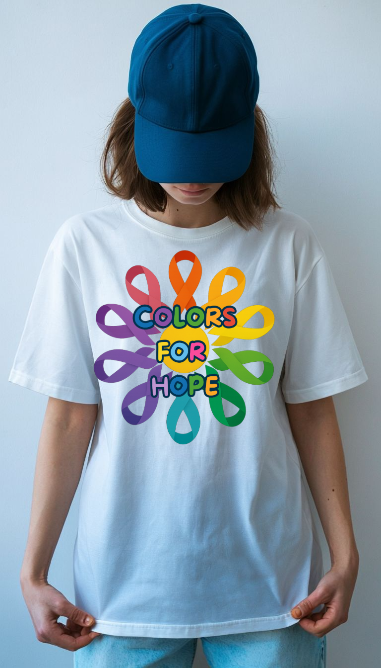 Cancer Awareness Colors for Hope without Confettie