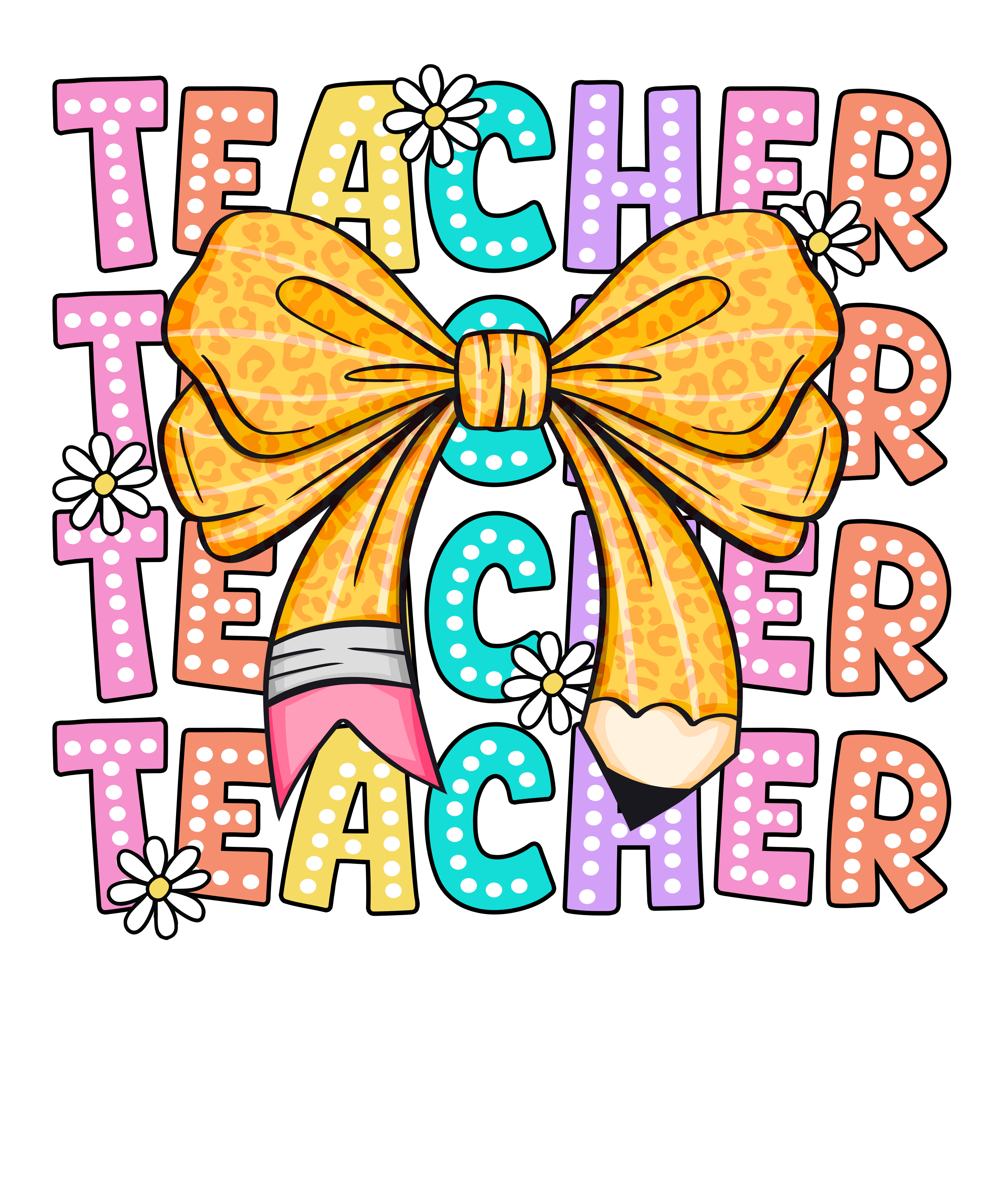 Teacher with a Bow T shirt