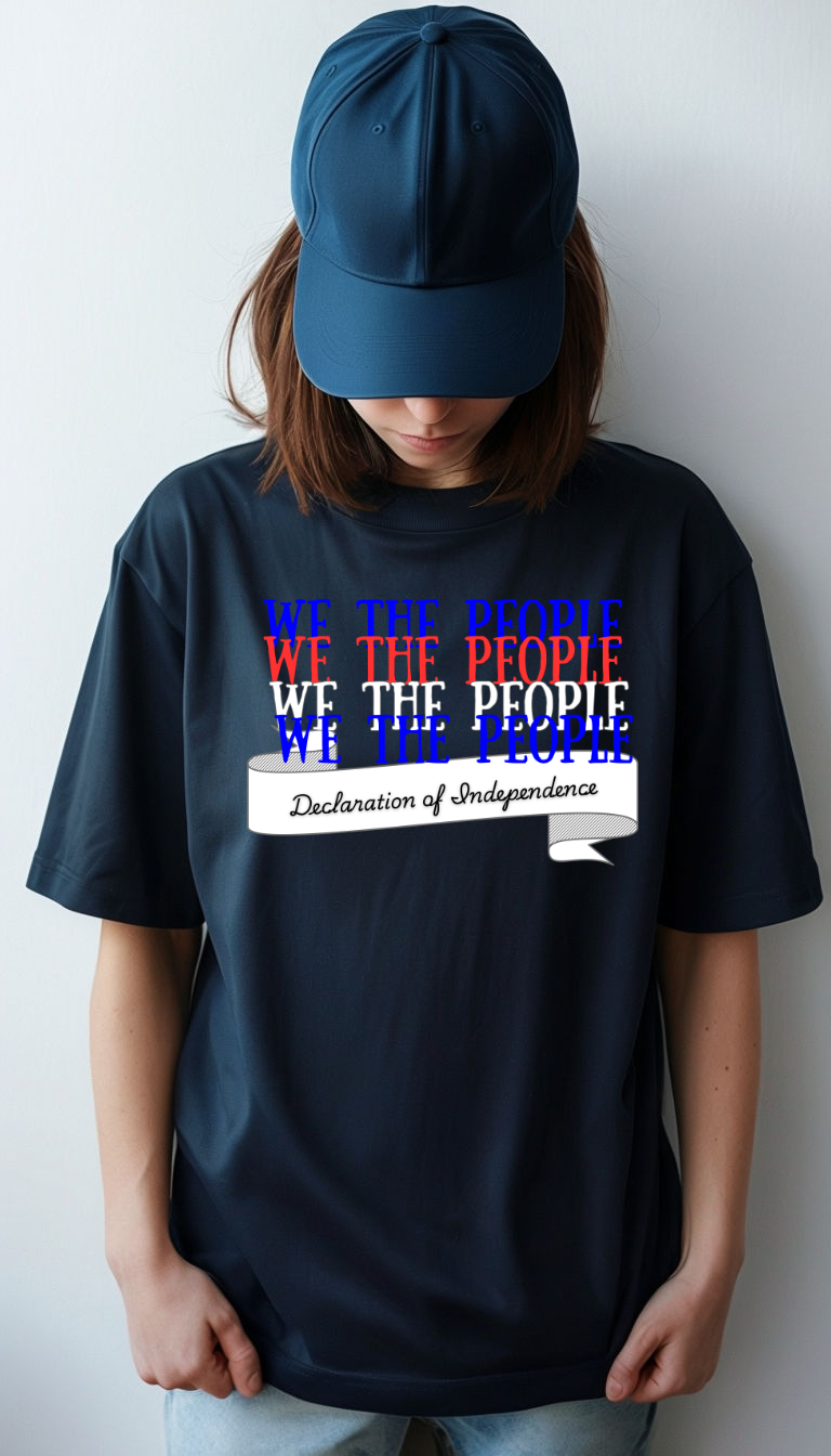 We the People Declaration of Independence History T-shirt