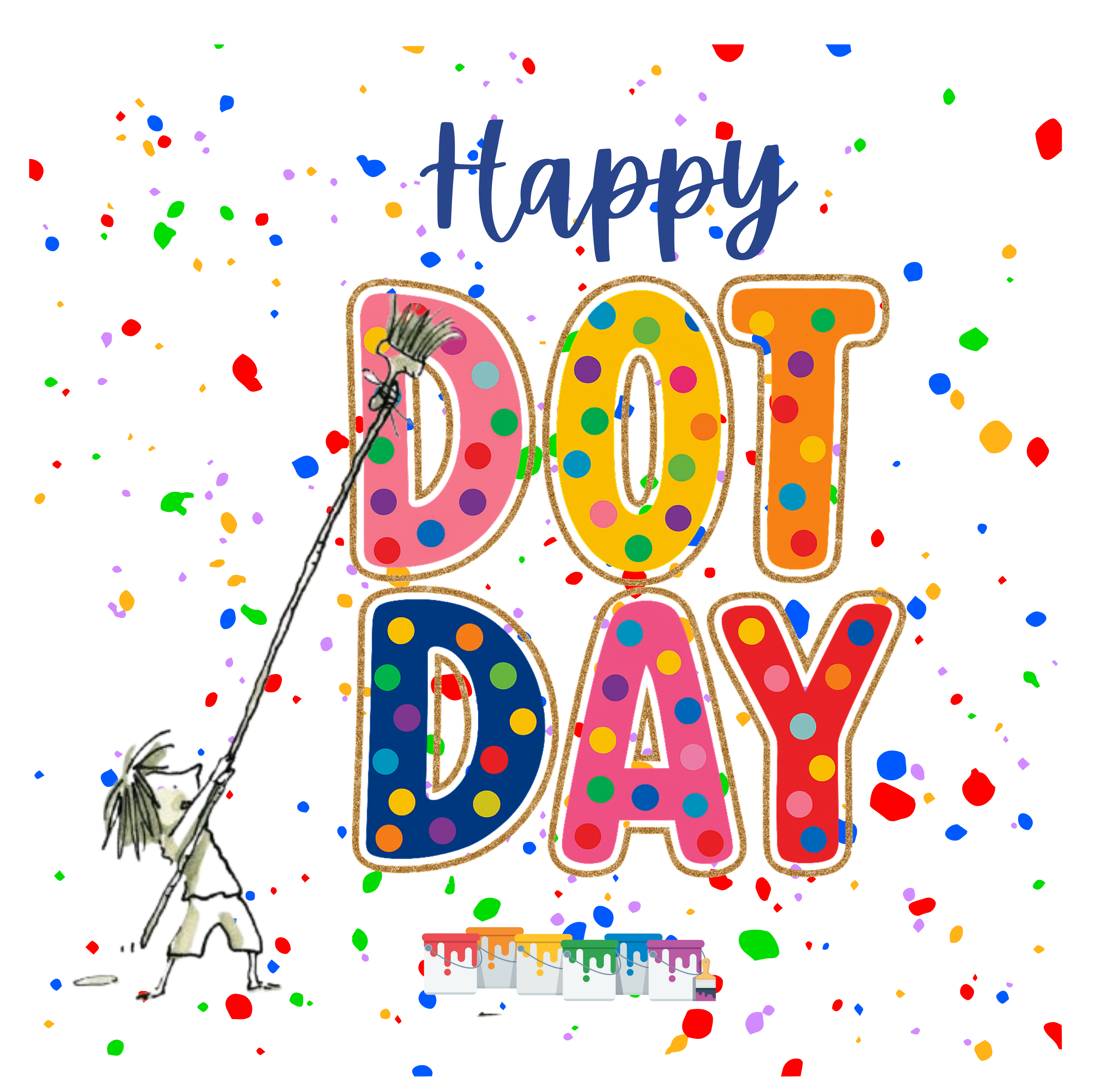 DOT DAY with Girl Teacher T shirt