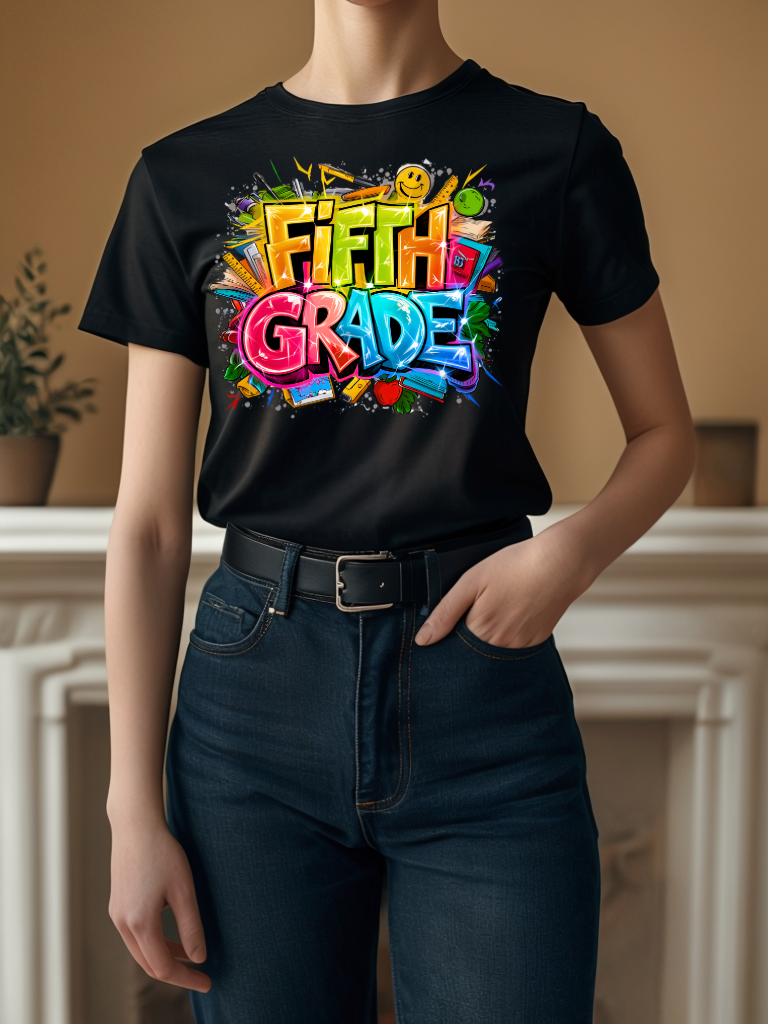 Fifth Grade Back to school Teacher Tshirts (Copy) (Copy)