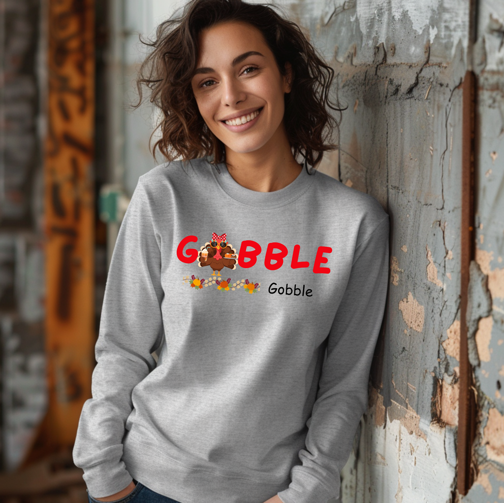 Gobble Gobble Thanksgiving Long Sleeve T-shirt