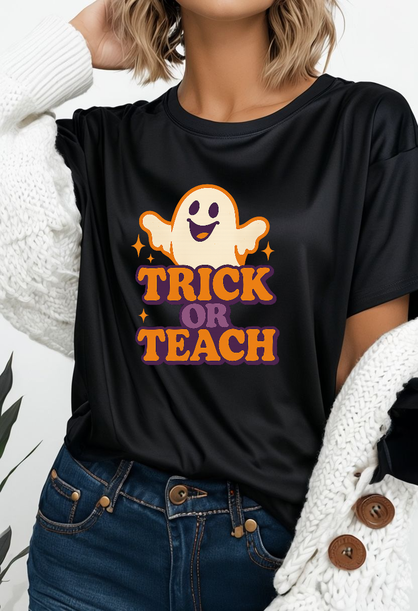 Trick or Teach Teacher T Shirt