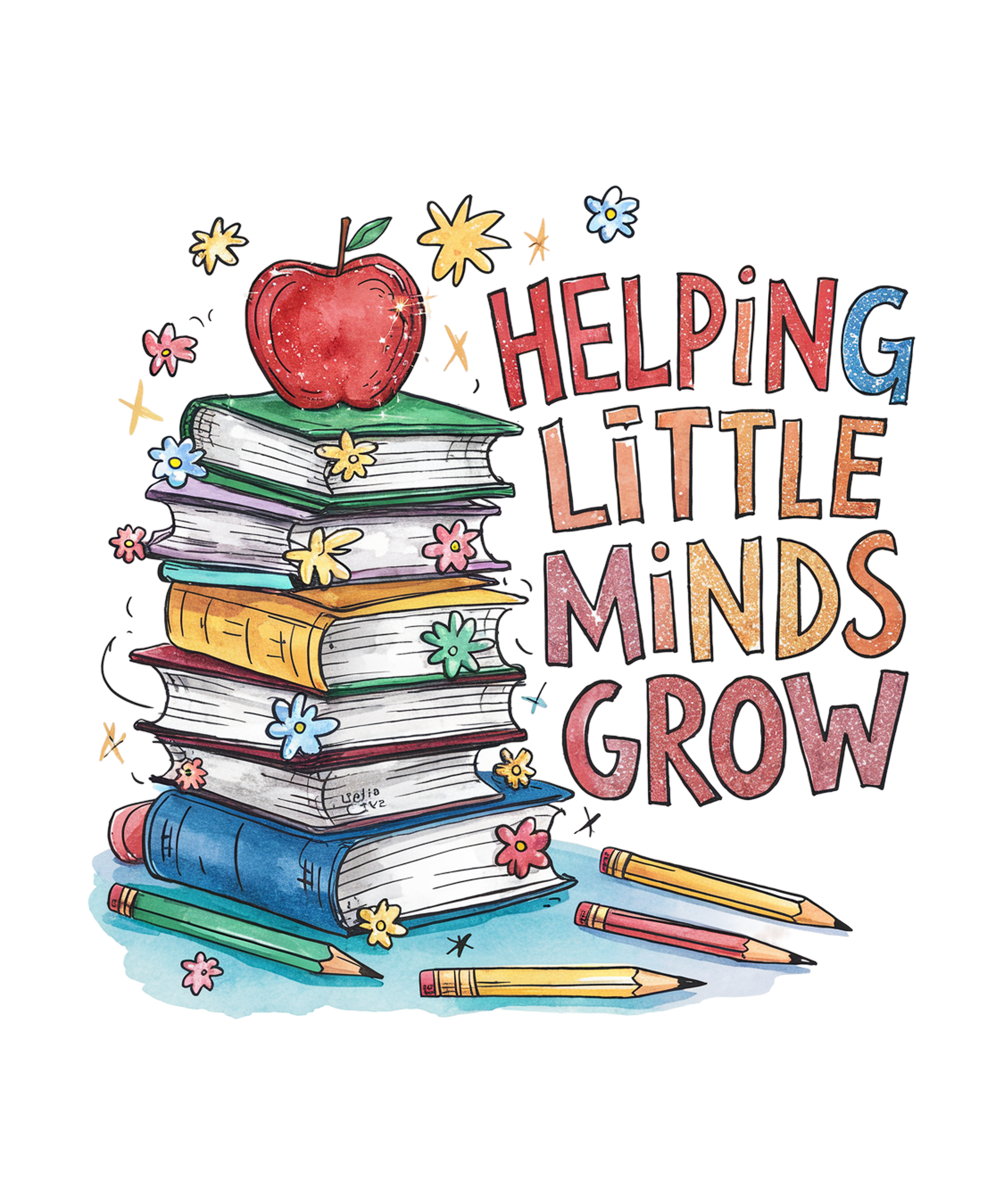 Helping Little Minds GRow Teacher Shirt