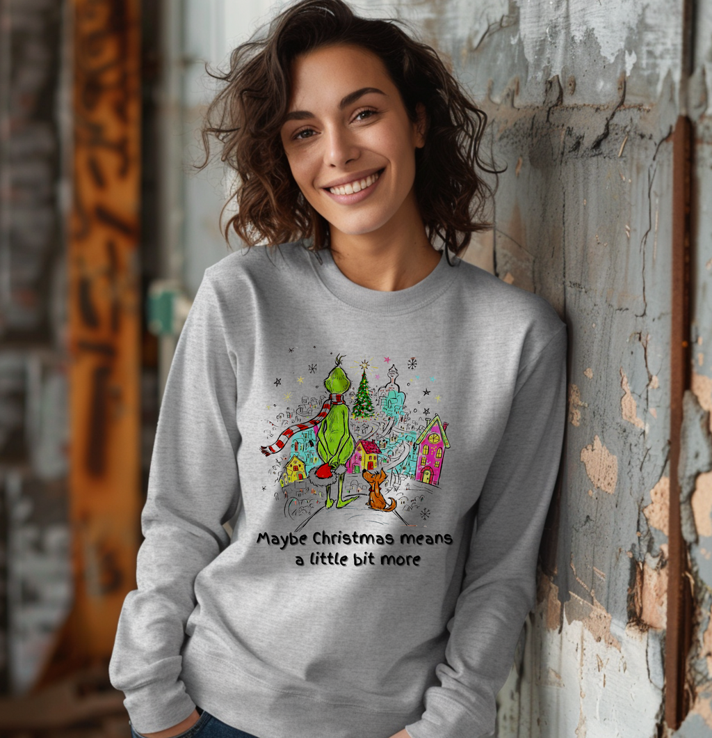 Grinch Christmas Maybe Christmas Means A little bit more
