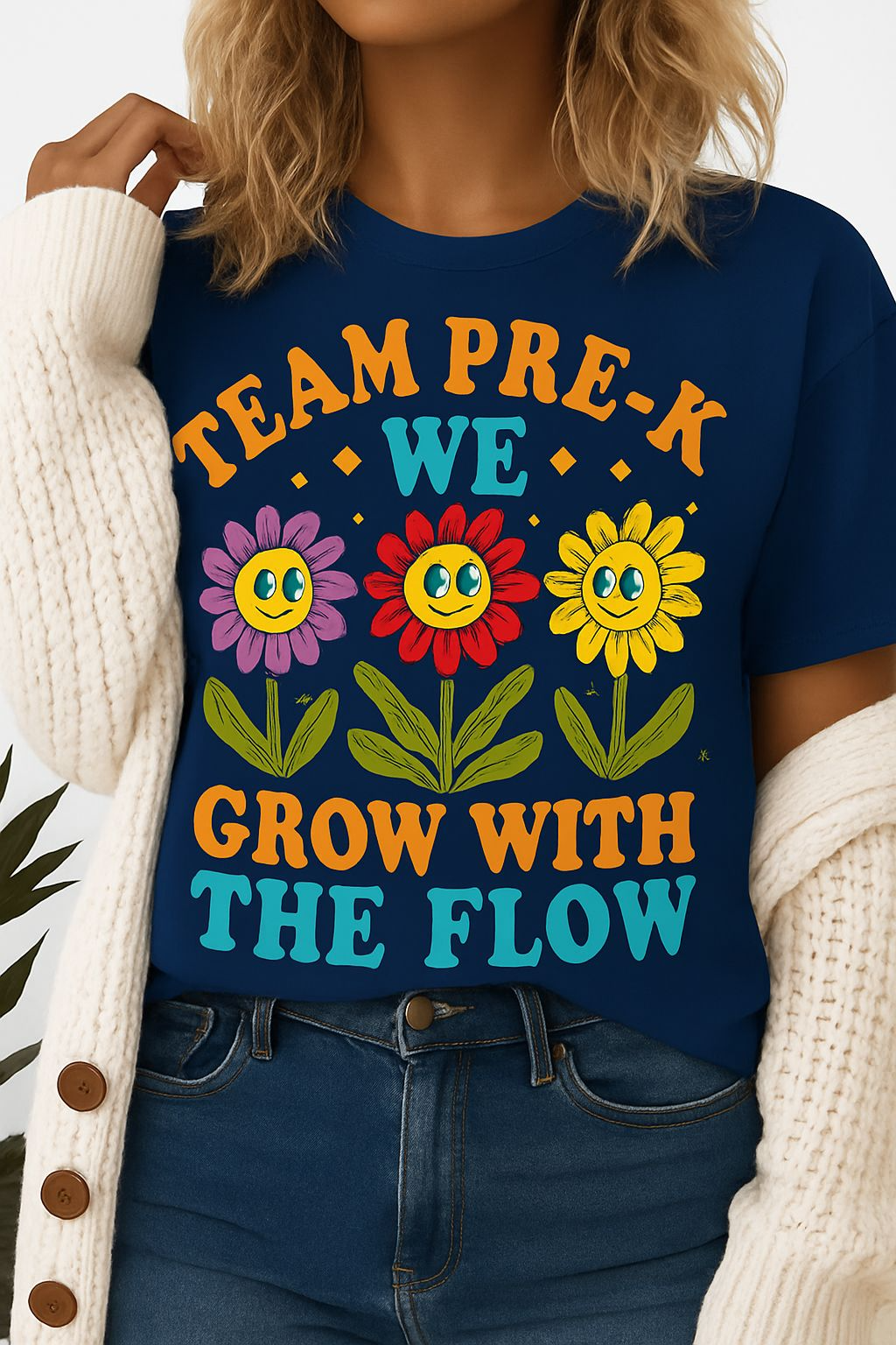Team Pre-K Teacher T Shirt
