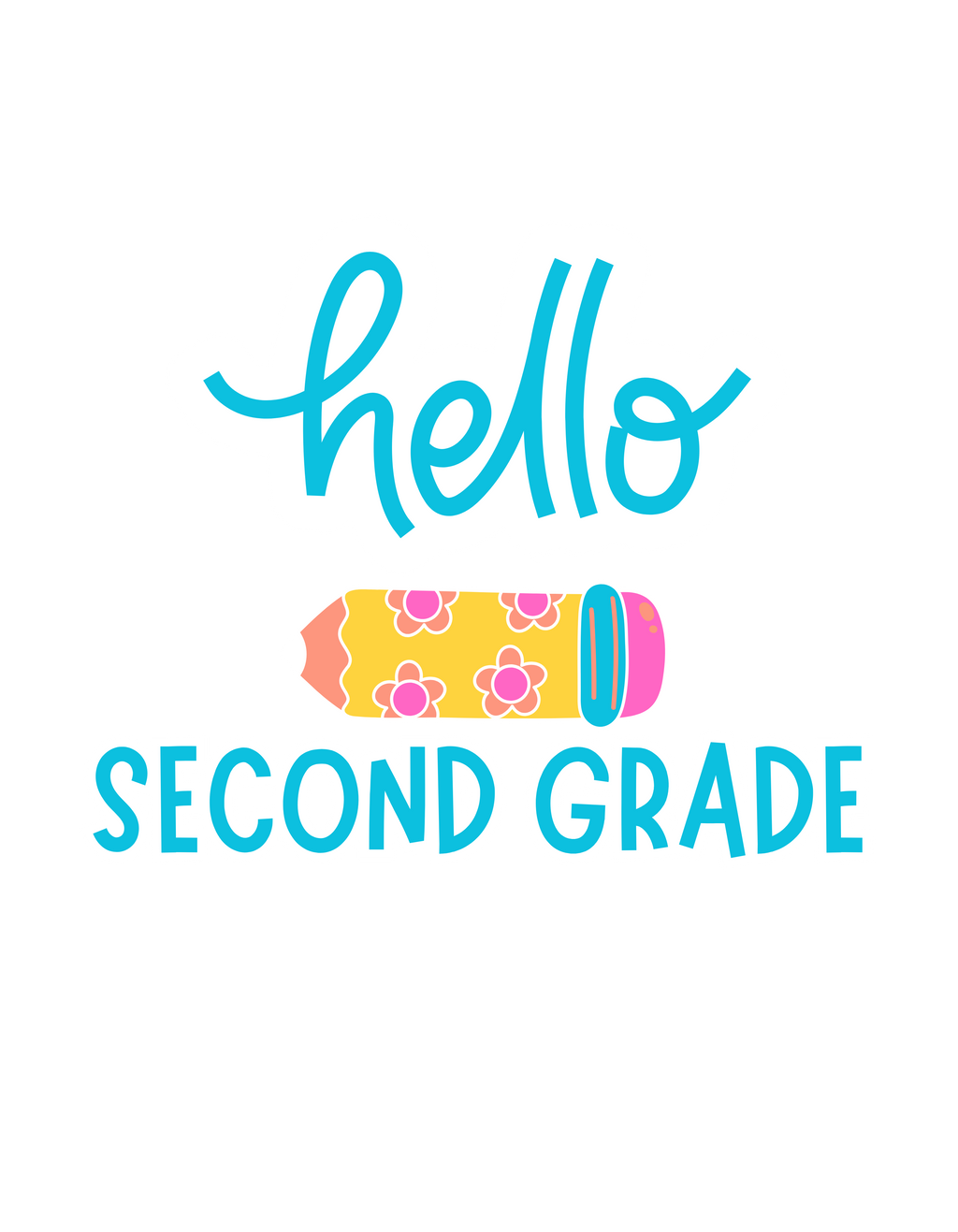 Hello Second Grade Teacher T shirt