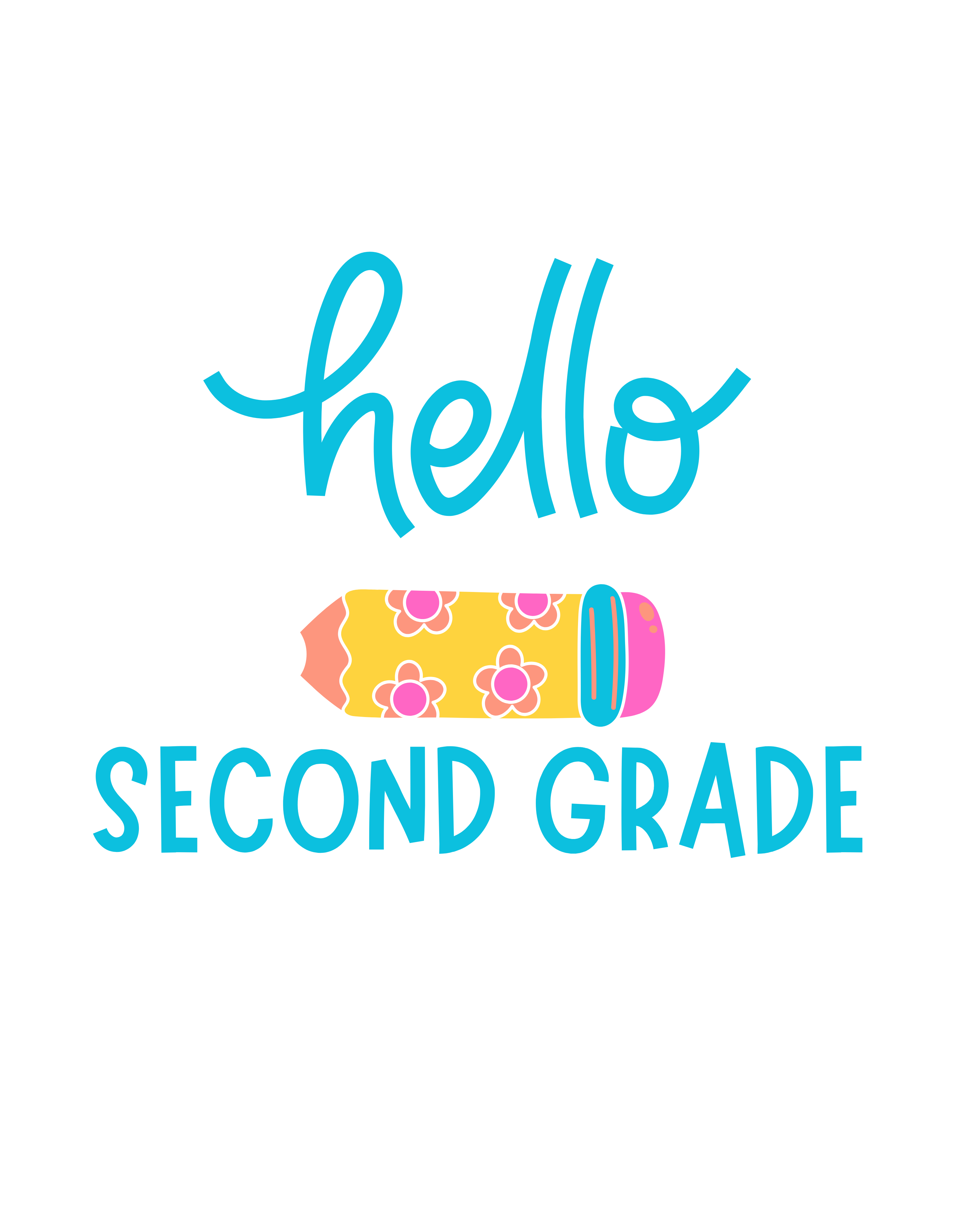 Hello Second Grade Teacher T shirt