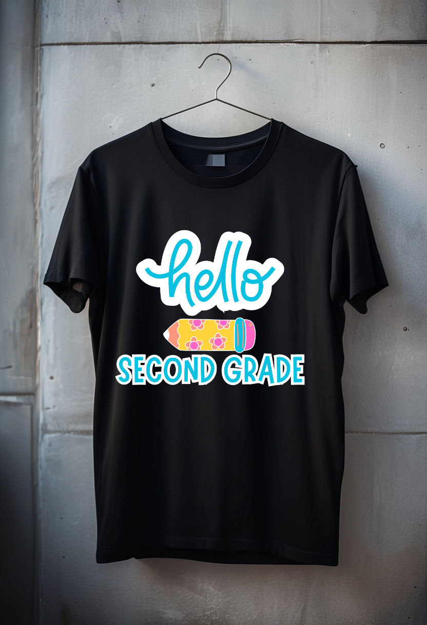 Hello Second Grade Teacher T shirt